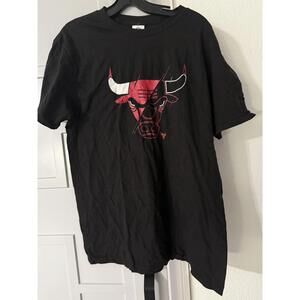 Chicago Bulls Shirt Men  Black Fanatics Short Sleeve T Shirt